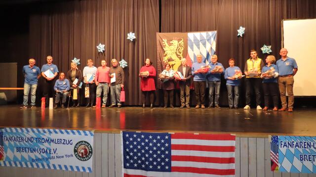 Gruppenbild der Geehrten