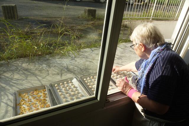 Auskühlen des Gebäcks