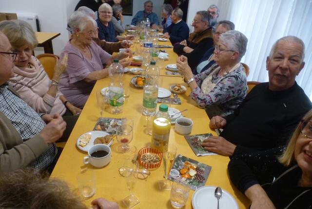 Gemeinsames Essen zum Abschluss