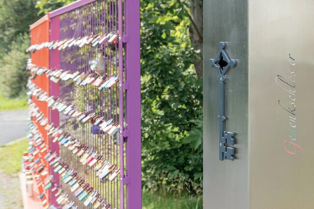 Gedenkschlösser. | Foto: Rhein-Taunus-Krematorium/akz-o