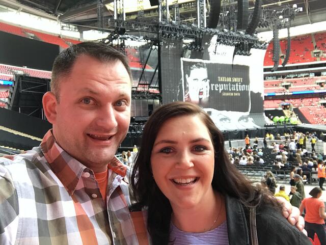 "Ich bin der größte Swiftie, weil ich schon einmal für ein Konzert nach London ins Wembley Stadium fahre, um die beste Künstlerin der Welt sehen zu dürfen", schreibt Andreas Worm. | Foto: privat