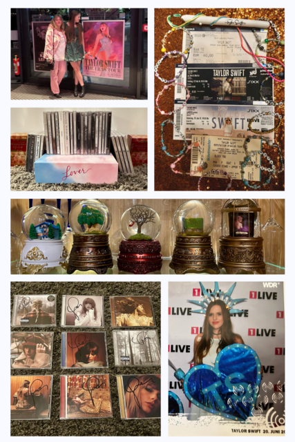 "Swifties im Doppelpack: stolz kann ich behaupten, eine großartige Mutter zu haben, die mich bereits von klein auf an meinen Träumen ein Stückchen nähergebracht hat. Im Jahre 2009 fing alles an, als wir zum ersten Mal Taylor’s Song „Crazier“ gehört haben. Seitdem sind wir eingeschweißte Swifties", schreibt Jacqueline Kirchner. | Foto: privat