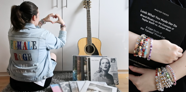 "Im Februar 2021 habe ich meine Master Thesis über Taylor Swift geschrieben - es war mir eine absolute Ehre, sie als Thema nehmen zu dürfen und meinen Kommilitonen und Professoren sowie Dozenten ihre Karriere hierdurch nahezulegen sowie ihr atemberaubendes Comeback. Am Ende gab es eine 1 und eine Auszeichnung :)", schreibt Alisa Klein. | Foto: privat