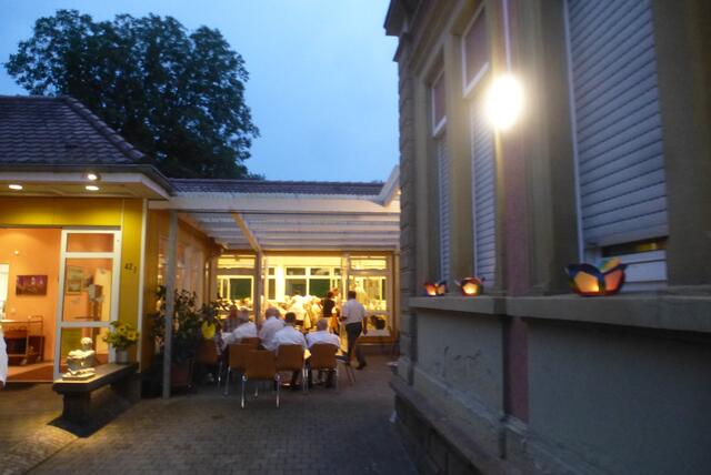 Stimmungsvoller Hof der alten Schule | Foto: Rüdiger Leins