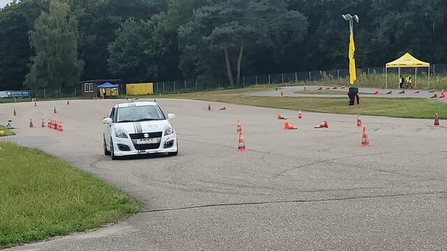 Kevin Panitz mit seinem Suzuki Swift Sport