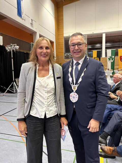 Nico Morast mit Andrea Schwarz | Foto: Reinold