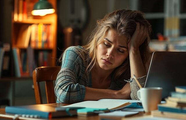 Erschöpfung und Konzentrationsschwäche betreffen auch viele junge Menschen. Mit der Kraft des Taigawurzel-Extraktes lässt sich an die alte Leistungsfähigkeit anknüpfen. | Foto: stock.adobe.com / pixel78 Design