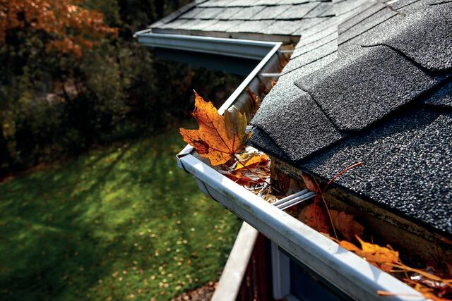 Reinigung der Dachrinne gehört auch zum DachCheck. | Foto: soupstock/stock.adobe.com/akz-o