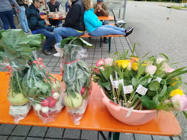 Sachpreise statt Pokale vom Hofladen Wörner aus Diedelsheim 
Blumen von Annas Blumenlädle in Diedelsheim 