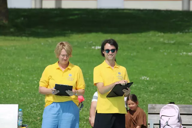 Das Lions-Schul-Cup-Team: Lara Droll und Raphael Prüfer | Foto: Robert Hartmann