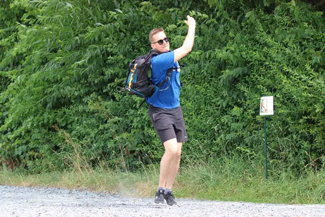 Voller Körpereinsatz! | Foto: F. Huber