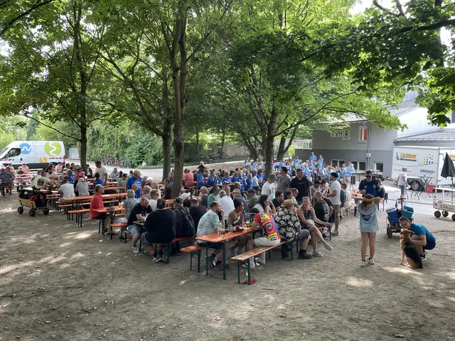 Festbetrieb am Abend... | Foto: F. Huber