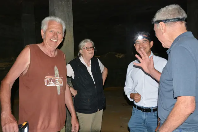 Fachsimpeln in Untergrund | Foto: Manfred Lotsch