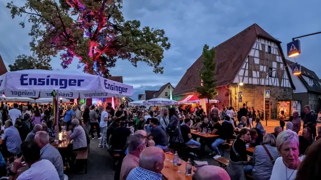 Die WeinNacht Oberderdingen findet bereits zum sechsten Mal statt und verspricht auch dieses Mal wieder schöne Stunden in bester Atmosphäre. | Foto: Stadt Oberderdingen