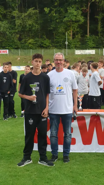 Siegerehrung 4. Platz VfB Stuttgart