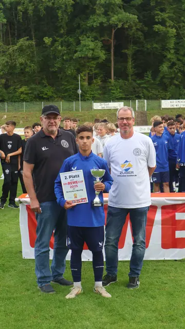 Siegerehrung 2. Platz Hertha BSC