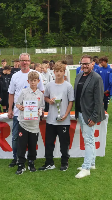 Siegerehrung 3. Platz 1. FC Kaiserslautern