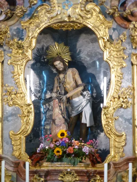 Der gegeißelte Jesus - Wieskirche | Foto: Leins