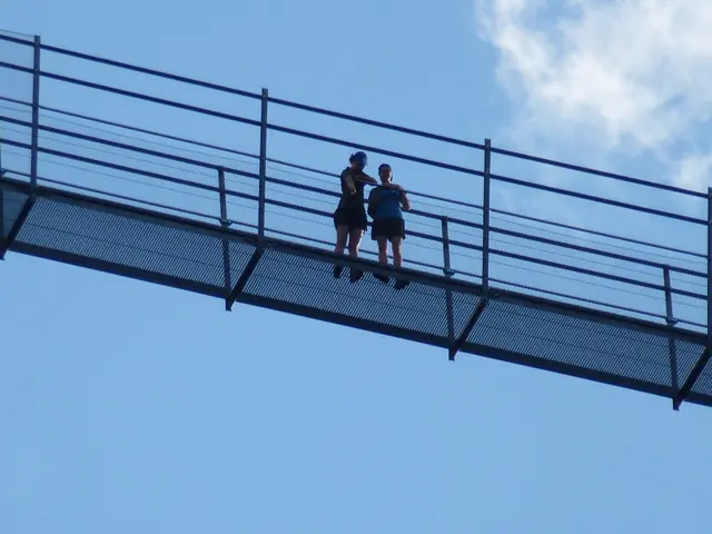 114 m hoch - Hängebrücke in Reutte | Foto: Leins
