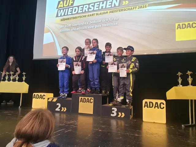 Südwestdeutsche Meisterschaft: Max Gundelfinger bei der Siegerehrung (3. v.r.) | Foto: Wolfgang Panitz