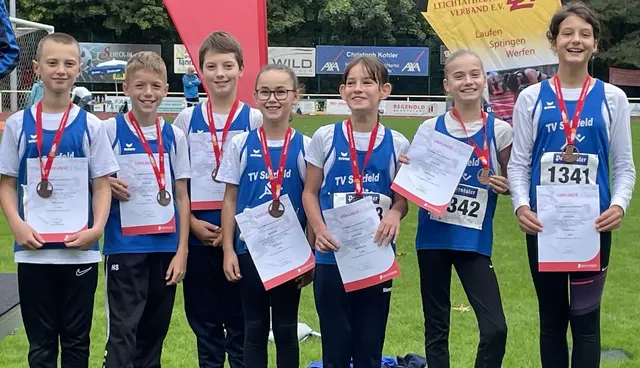 Bronzemedaille für das U12 Mixed-Team des TV Sulzfeld 