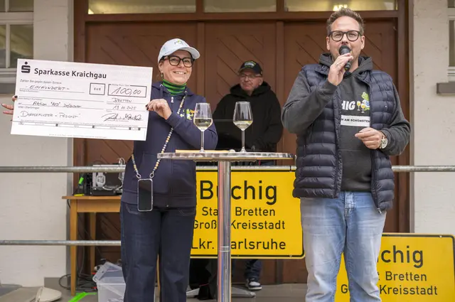 Spende der Betreiber des Podcasts "Dorfgeflüster aus der Froschperspektive" | Foto: Claudia und Gerald Herr