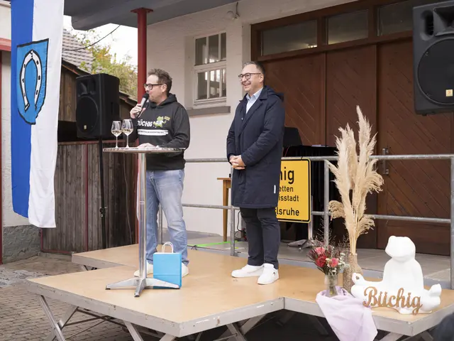 Begrüßung durch Oberbürgermeister Nico Morast und Ortsvorsteher Rouven Hipp | Foto: Claudia und Gerald Herr