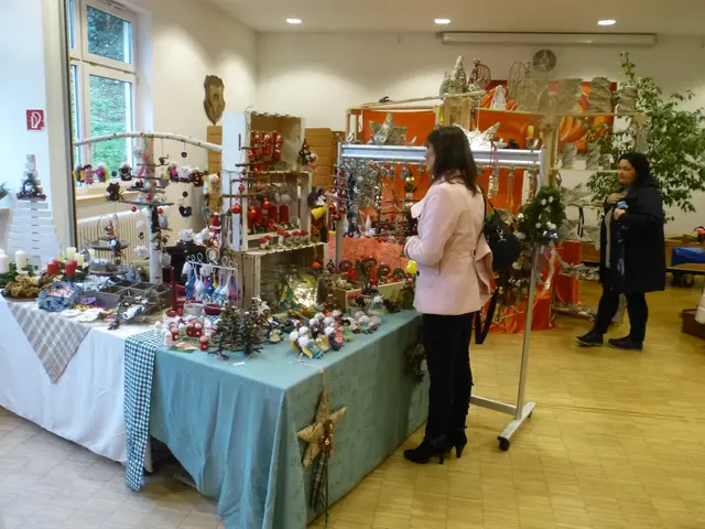 Am Stand von Karin Bechstein - 2018 | Foto: R. Leins