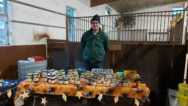 Stand von Imker Stegmüller | Foto: Verein