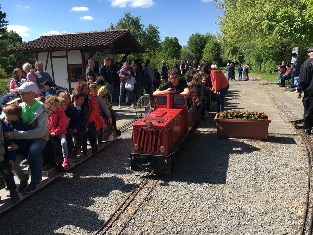 Blick über den Bahnhof