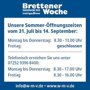 Sommeröffnungszeiten